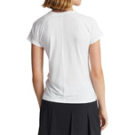 Rlx Ralph Lauren Frauen Stretch Crew Tee - rein weiß