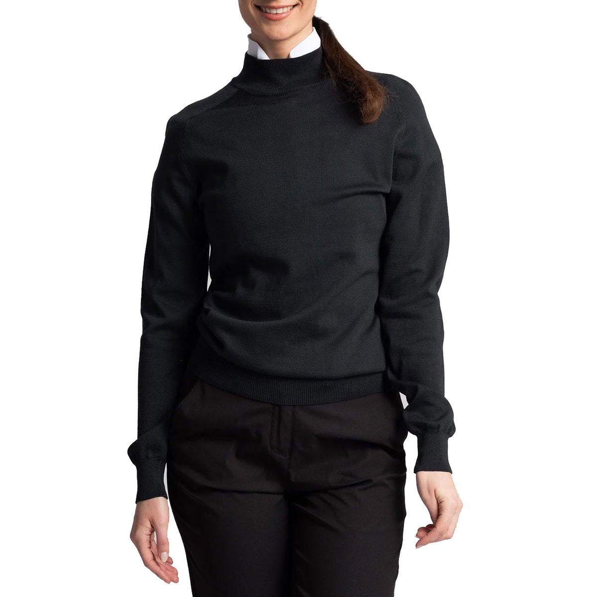 Cross Women's Gillian Crew Golf Strick - Schwarz