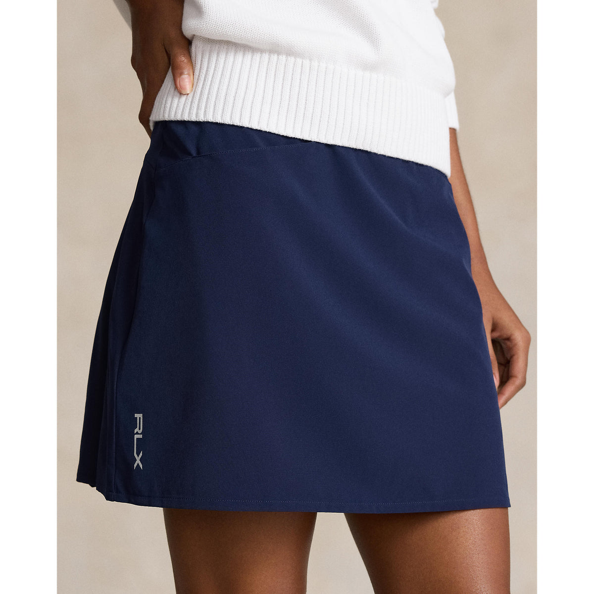 RLX Ralph Lauren Frauen plissierter Aim Skort - Französische Marine