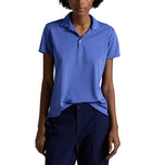 RLX Ralph Lauren Frauen Tour Performance Golf Shirt - Resort Blau