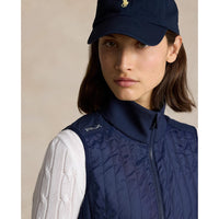 RLX Ralph Lauren Frauen coole Wollhybrid -Performance - raffinierte Marine