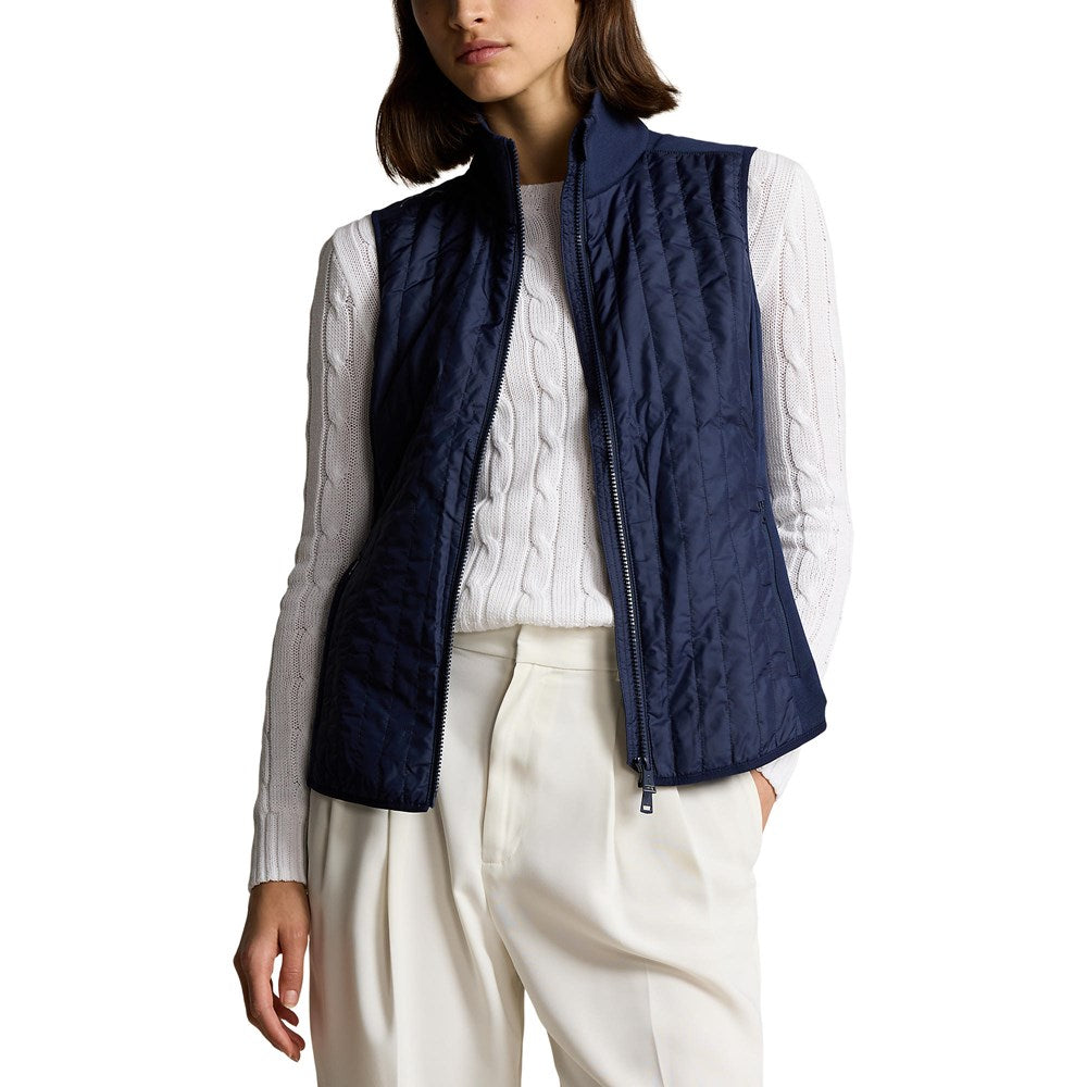 RLX Ralph Lauren Frauen coole Wollhybrid -Performance - raffinierte Marine