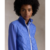 RLX Ralph Lauren Frauenleistung gesteppt Vollzipjacke - Resort Blau
