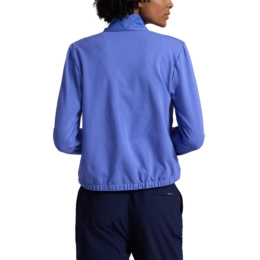 RLX Ralph Lauren Frauenleistung gesteppt Vollzipjacke - Resort Blau
