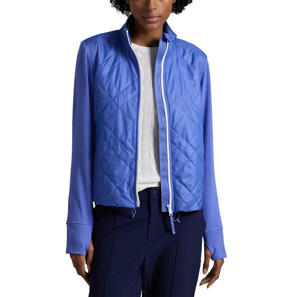RLX Ralph Lauren Frauenleistung gesteppt Vollzipjacke - Resort Blau