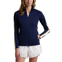 RLX Ralph Lauren Frauen Power Stretch Mockneck Zip Jacke - Raffined Navy Multi