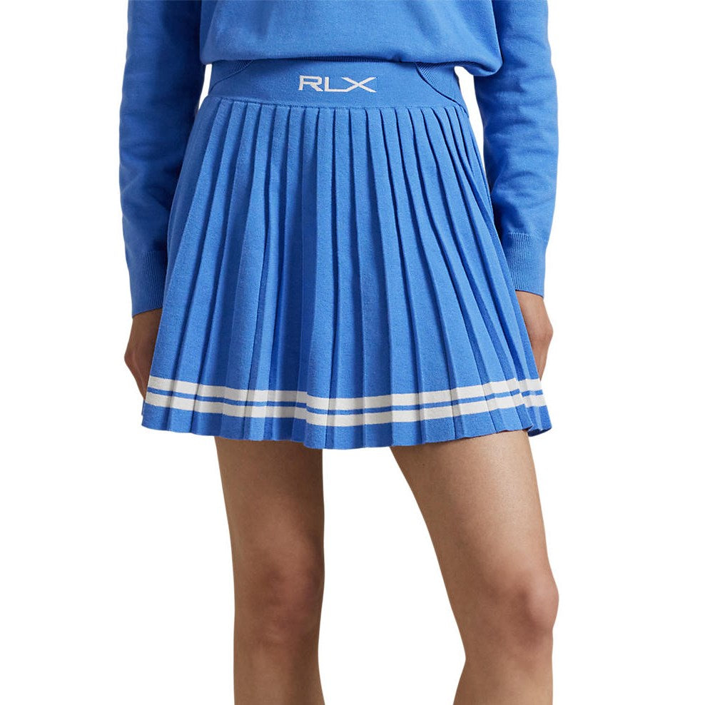 Rlx Ralph Lauren Strick Falten Golfskort - Cold Spring/Weiß