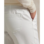 Rlx Ralph Lauren Damen Stretch Twill 5 Taschengolfhose - Keramik Weiß