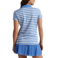 Rlx Ralph Lauren gedruckter Luftstrom Poloshirt - Sommer Blau/Keramik Weiß