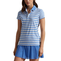 Rlx Ralph Lauren gedruckter Luftstrom Poloshirt - Sommer Blau/Keramik Weiß