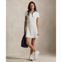 Rlx Ralph Lauren Strickkragenkleid - Keramik weiß