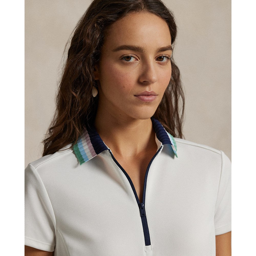 Rlx Ralph Lauren Strickkragenkleid - Keramik weiß