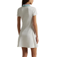Rlx Ralph Lauren Strickkragenkleid - Keramik weiß
