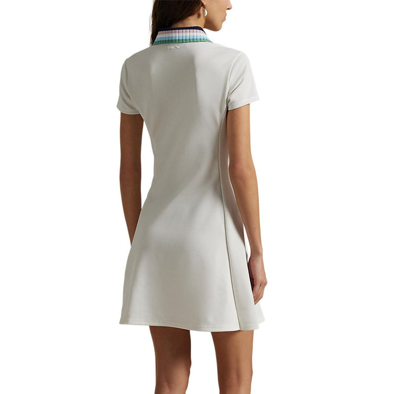 Rlx Ralph Lauren Strickkragenkleid - Keramik weiß