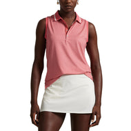 Rlx Ralph Lauren bedruckter Luftstrom ärmellose Polo -Hemd - Red Sky Summer Stars