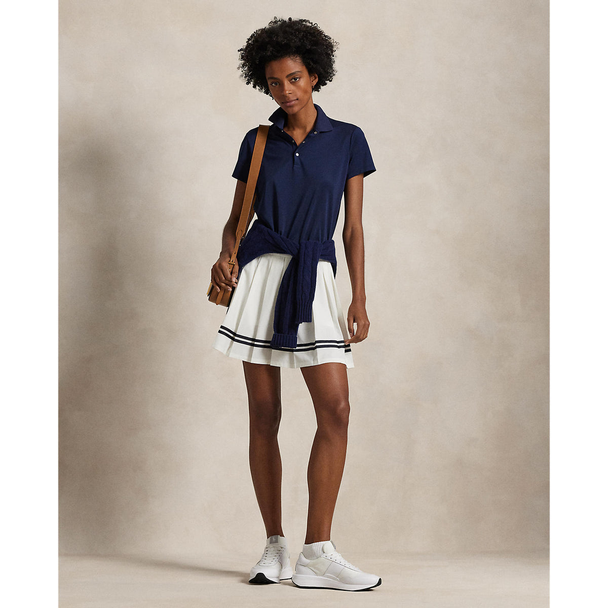 RLX Ralph Lauren Women's Tour Performance Golf Shirt- Marine