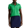 RLX Ralph Lauren Women's Tour Pique Polo Shirt - Tiller Green/Navy/White