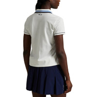RLX Ralph Lauren Frauentour Pique Polo -Hemd - Weiß/Marine/Blau