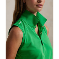 Rlx Ralph Lauren ärmellose Tour Performance Polo Shirt - Tiller Green