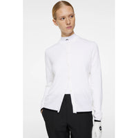J.Lindeberg Women's Joanna Strick Golf Strickjacke - Weiß