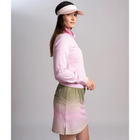 Cross Women's Greta 1/4 Reißverschlussgolf -Strick - Lila Sachet
