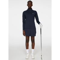 J. Lindeberg Women's Cindy Quarter Zip Golf Mid -Layer - JL Navy