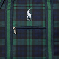 RLX Ralph Lauren Women's Pony Golf Tote Bag - Black Plaid
