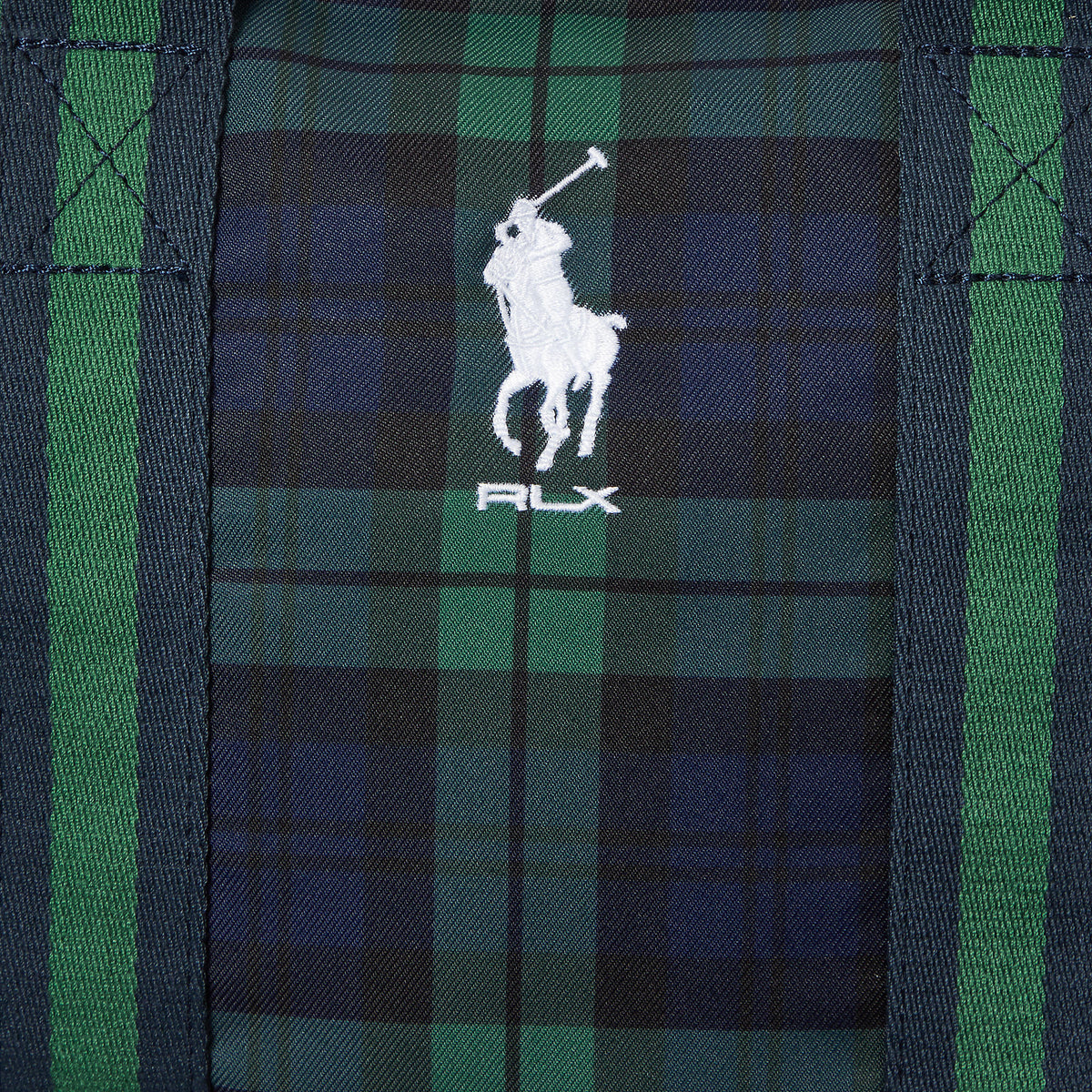RLX Ralph Lauren Women's  Large Golf Pouch - Black Plaid