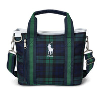 RLX Ralph Lauren Women's  Large Golf Pouch - Black Plaid