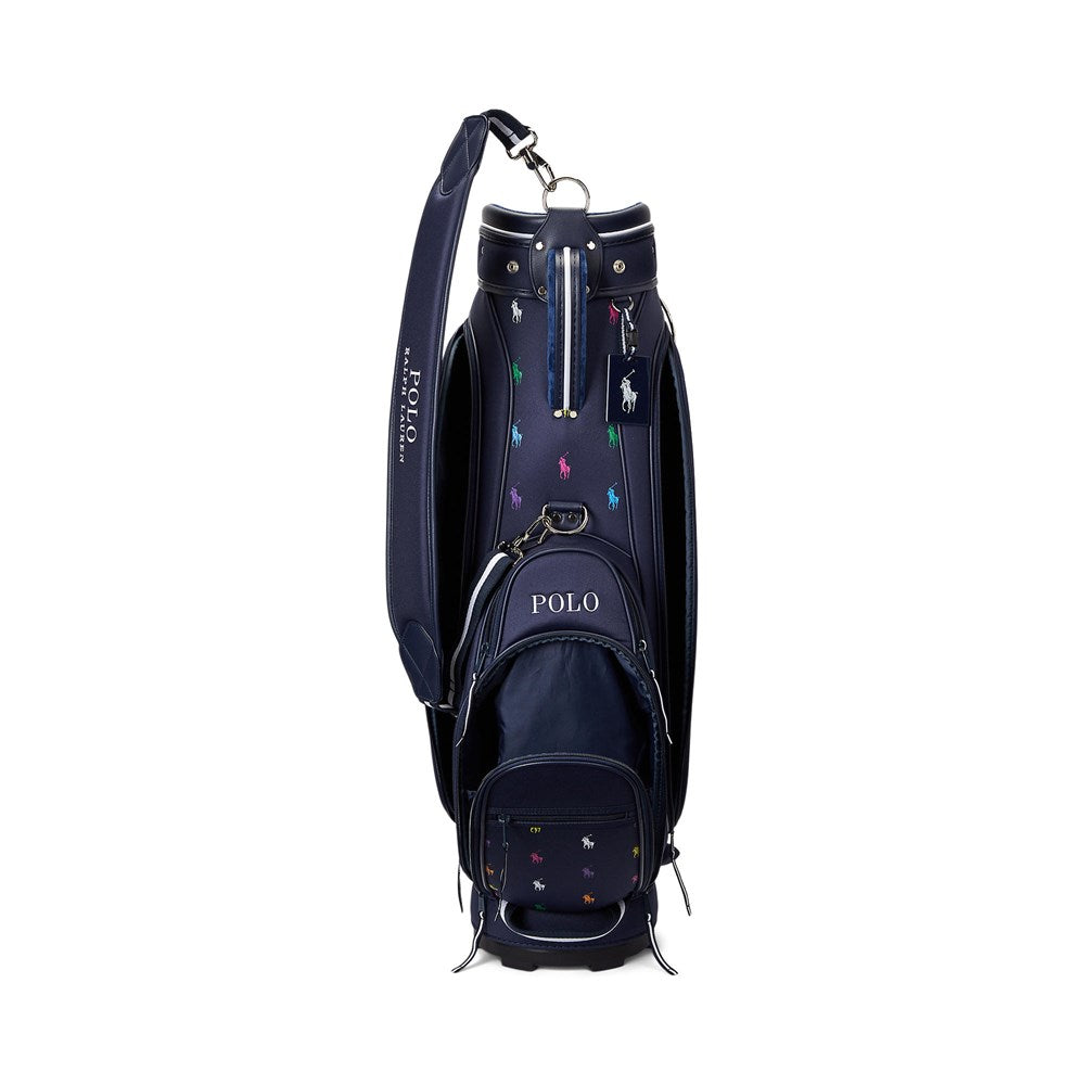 Polo Performance Ralph Lauren Women's Printed Pony Cart Golf Bag - Navy