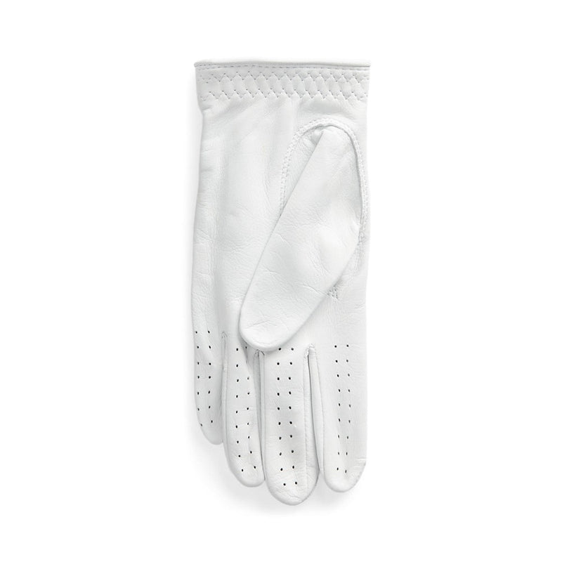 RLX Ralph Lauren Frauen Performance Cabretta Leder Golfhandschuh links - Keramik Weiß