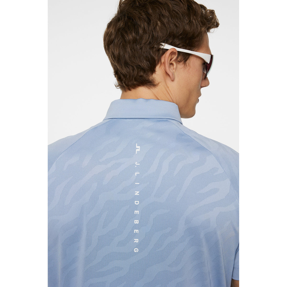 J.Lindeberg Wilhelm Polo Golf Shirt - Rain Washed