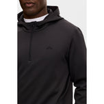 J.Lindeberg Aerial Quarter Zip Golf Hoodie - Black