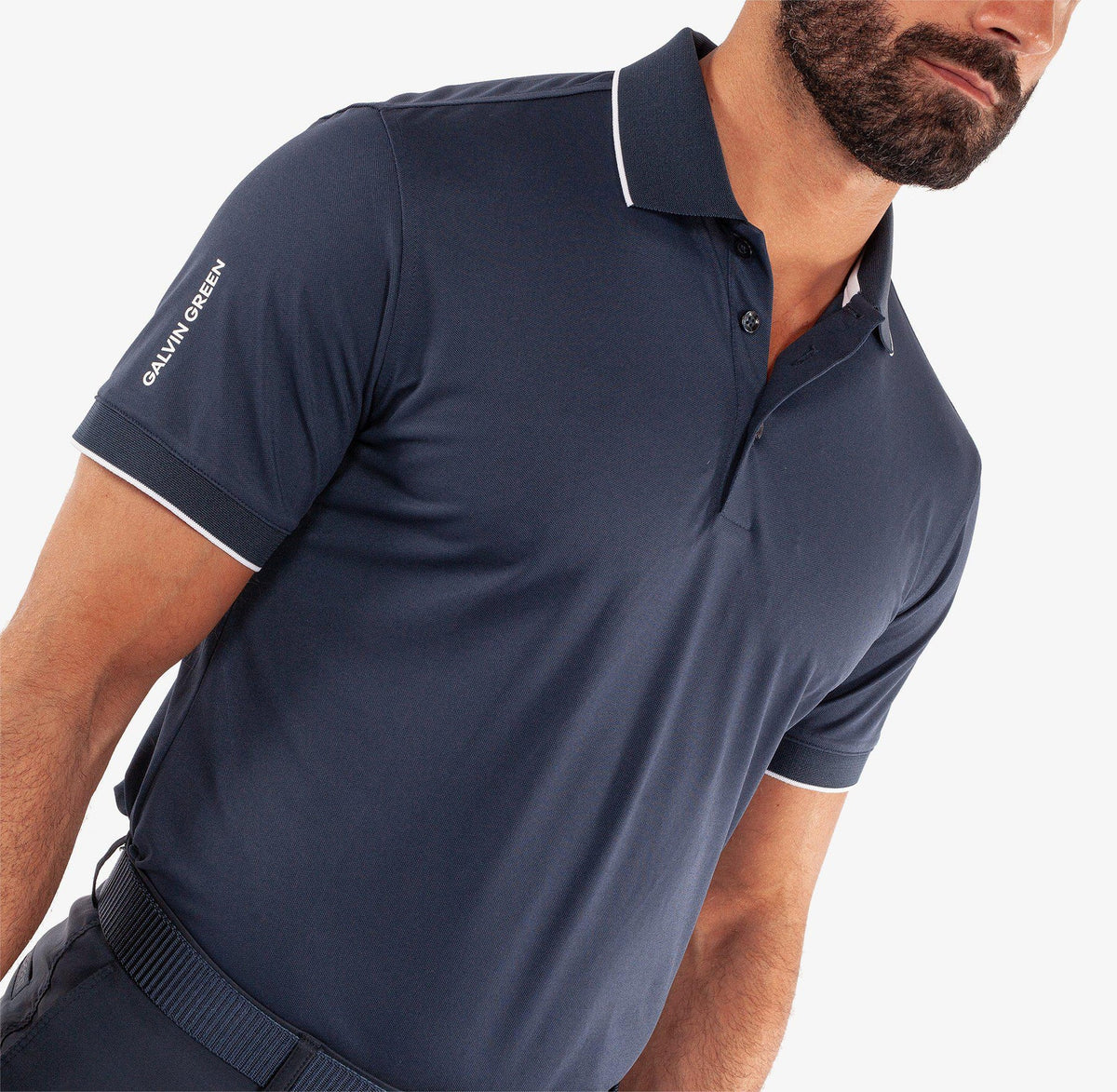 Galvin Green Marty Golf Shirt - Marine