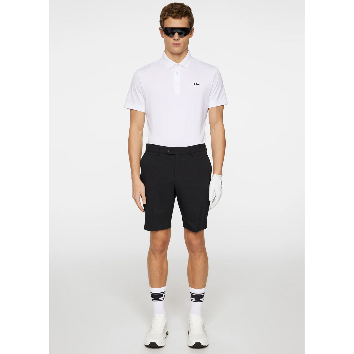 J.Lindeberg Bridge Polo Golf Shirt - White