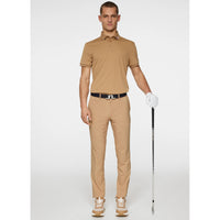 J.Lindeberg Tour Tech Polo Golf Shirt - Tigers Eye