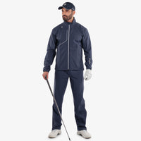 Galvin Green Ames wasserdichte Golfjacke - Marine/Weiß