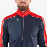 Galvin Green Dave Isolier 1/4 Reißverschluss mittelschicht - Marine/Rot