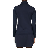 J. Lindeberg Women's Cindy Quarter Zip Golf Mid -Layer - JL Navy