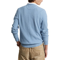 Polo Performance Ralph Lauren strukturierter Baumwollpullover - Pulverblau Heather