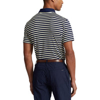 Rlx Ralph Lauren Tour Pique Stripe Polo Shirt - Französische Marine Multi