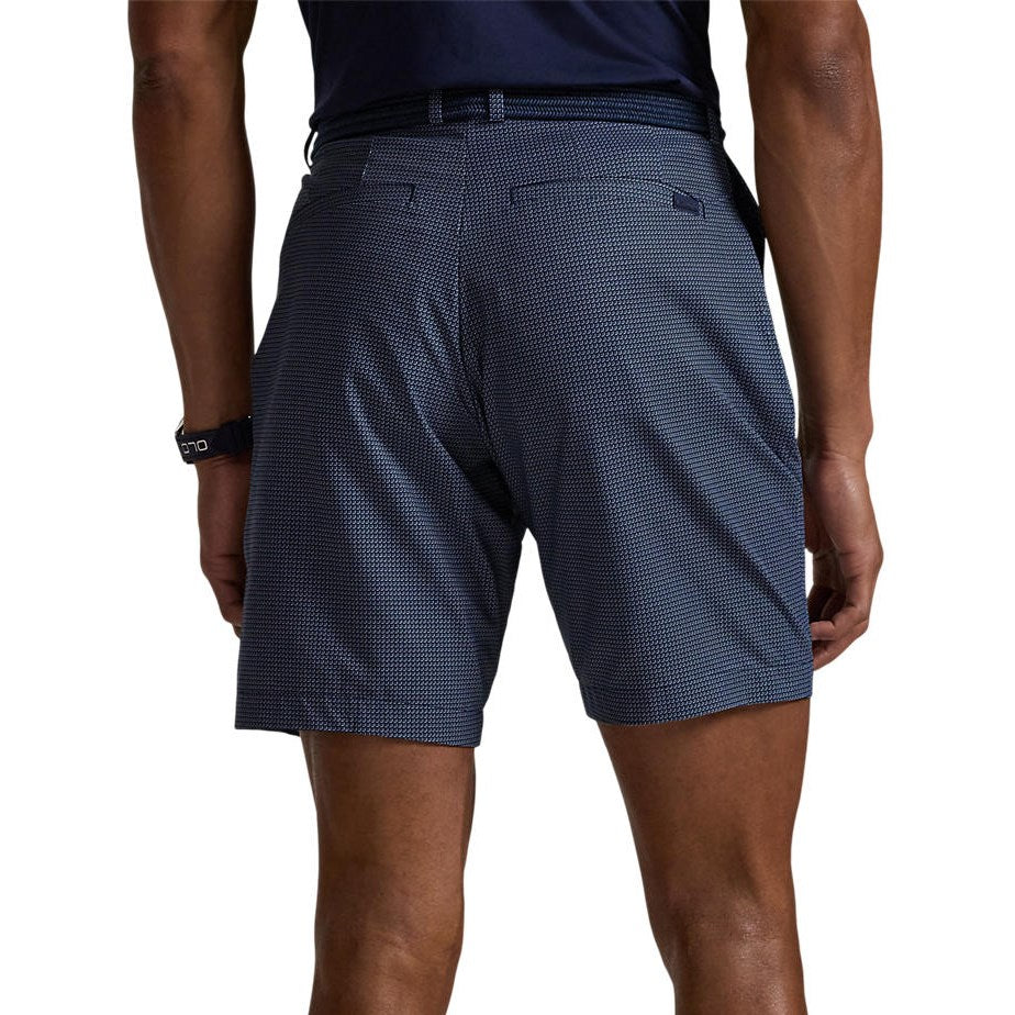 RLX Ralph Lauren gedruckte Federgewicht Cypress Golf Shorts - Micro Cube Navy