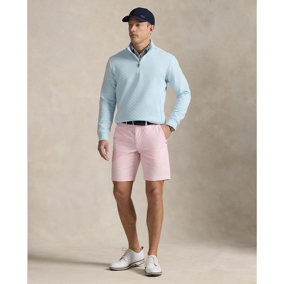 RLX Ralph Lauren Classic Fit gesteppt Doppelknolfpullover - Sommer Aqua
