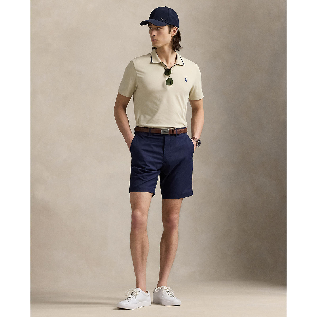 RLX Ralph Lauren Federgewicht Cypress Golf Shorts - Raffinierte Marine