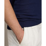 RLX Ralph Lauren Cotton Coolmax Strick -Golf Polo -Hemd - raffinierte Marine