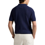 RLX Ralph Lauren Cotton Coolmax Strick -Golf Polo -Hemd - raffinierte Marine