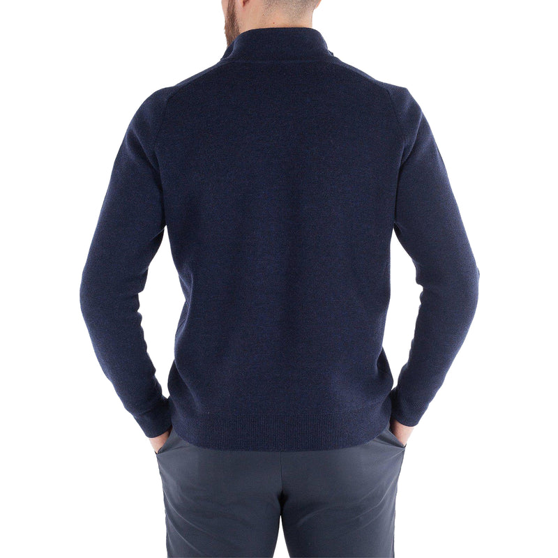 Galvin Green Chester Merino 1/4 Golfpullover - Navy Melange