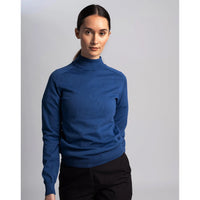Cross Women's Gillian Crew Golf Strick - True Blue