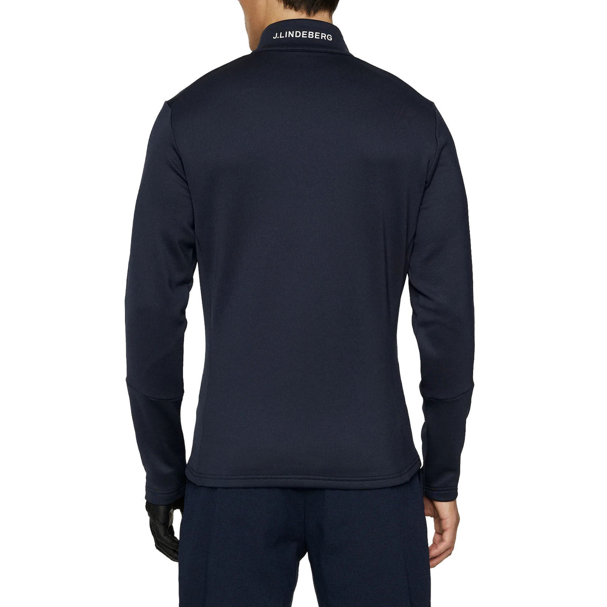J. Lindeberg Aerial Quarter Zip Mid -Layer - JL Navy