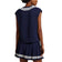 RLX Ralph Lauren Women's Cotton V Neck Sleeveless Sweater Vest - Refined Navy/Ceramic White